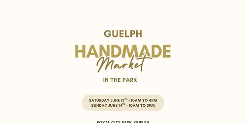 Guelph Handmade Market in the Park 