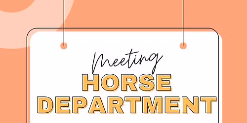 4H Horse Exhibitor Mandatory Meeting
