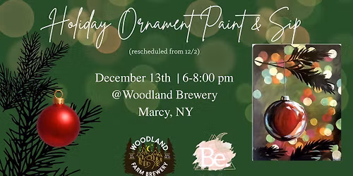 Holiday Ornament Paint & Sip