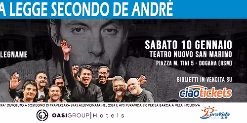 La legge secondo De Andr\u00e9 con Nin\u00e8 Ingiulla e la Bottega del falegname