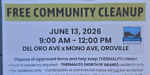 Free Community Clean Up!!!