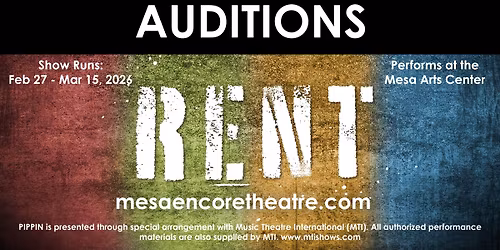 RENT - Auditions