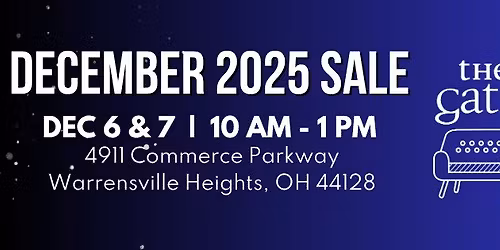 December 2025 Warehouse Sale: The Gathering Place Vintage Furnishings Warehouse