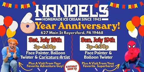Handel's 6 Year Anniversary 