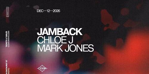 JAMBACK x CODA | December 12th