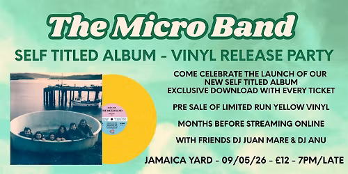THE MICRO BAND - Vinyl Launch Party