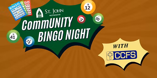 CommUNITY Bingo with Carroll County Food Sunday