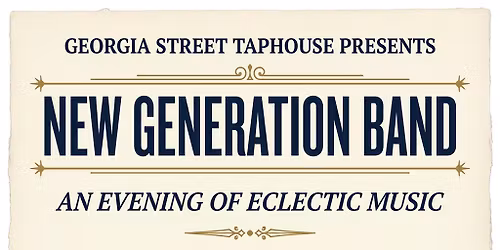 New Generation Band at Georgia Street Taphouse