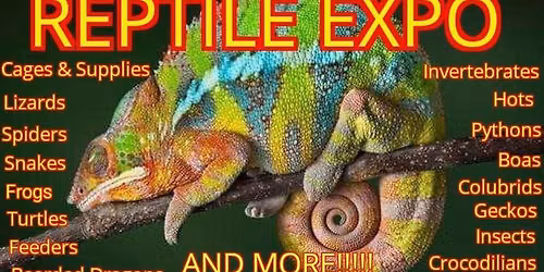 Reptile Expo 9\/5, Exotic Animals & Supplies 100 Station Ave, Oaks, PA HALL B ~OPEN TO THE PUBLIC~ 