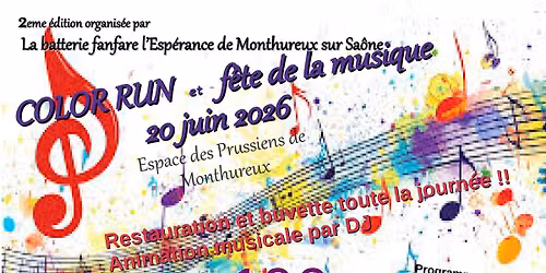 Color Run 2026 + F\u00eate de la musique 