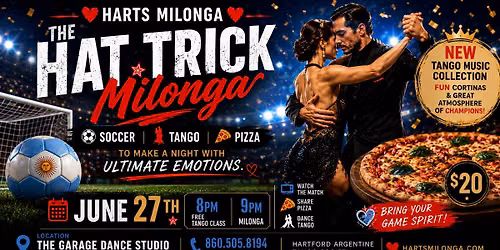 ⚽ HARTS & THE HAT TRICK MILONGA ⚽