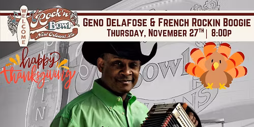 Geno Delafose & French Rockin' Boogie | Rock'n'Bowl\u00ae New Orleans