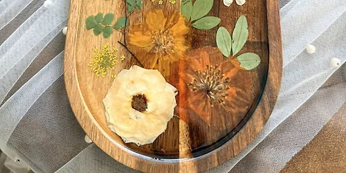 Resin Art workshop - Pressed flower tray - Surrey