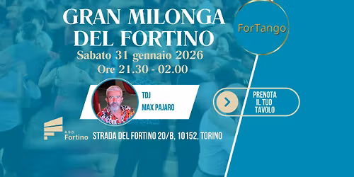 Gran Milonga Del Fortino, Tdj Max Pajaro