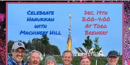Start Hanukkah with Machinery Hill at Torg Brewery