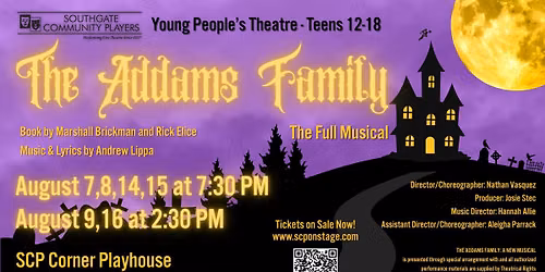 SCP's Young People's Theatre Presents: The Addams Family!
