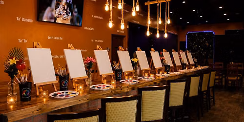 Orlando's Sip & Paint Latin Night by One of One Artworks