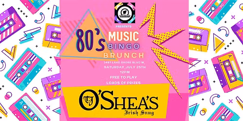 80's Music Bingo Brunch at TJ O'Shea's
