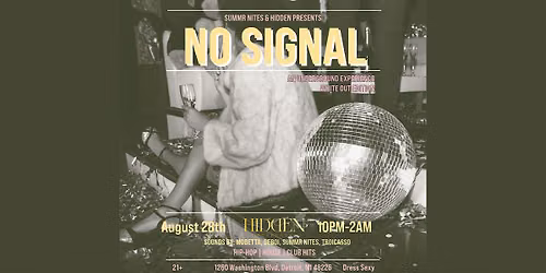NO SIGNAL: An Underground Experience - White Out Edition