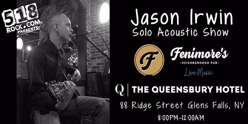 Jason Irwin Live at Fenimore's Pub and Restaurant