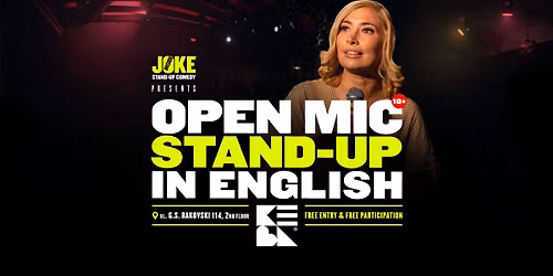 Open Mic Stand-up Comedy in English \/\/ Inside Joke x KEVA \/\/ JUNE 22nd