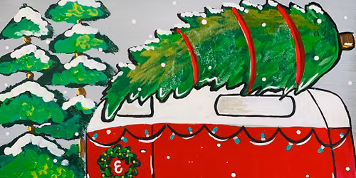 Christmas Bus Paint Class!!