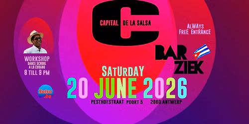 CAPITAL DE LA SALSA at Bar Ziek Antwerp (B)