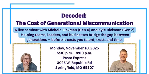 What is generational miscommunication costing you?