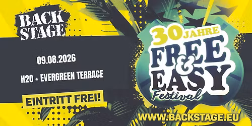 H2O + EVERGREEN TERRACE | FREE & EASY FESTIVAL 2026