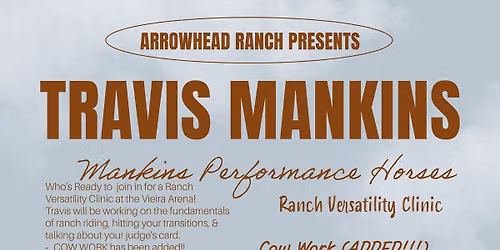Travis Mankins at the Vieira Arena, Gilroy, CA