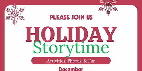 Holiday Storytime with Santa