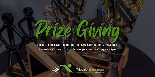 Triathlon Tauranga Prize Giving