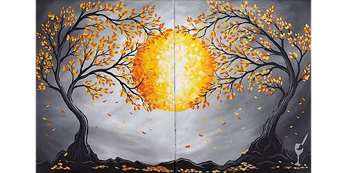 Rustic Moonlit Autumn Night - Paint and Sip in Houston | Classpop!\u2122