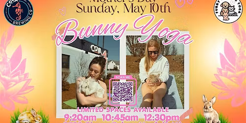 Mother\u2019s Day Bunny Yoga at COVA Brewing Co.