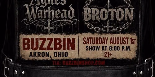 red leather riot, Agnes warhead & Broton at the Buzzbin