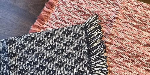 Machine Knitting Mini-Camp: Knitweave Placemat; OR Picot Edge Socks