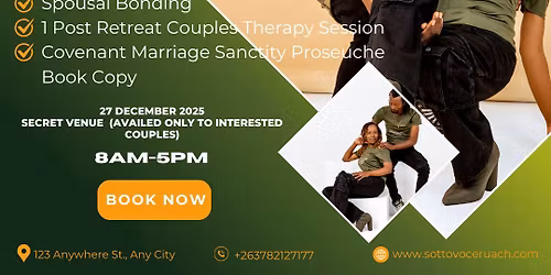 God, Husband & Wife Covenant Threefold-Cord Retreat