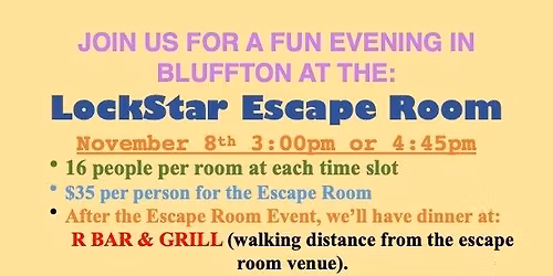 Escape Room and Dinner