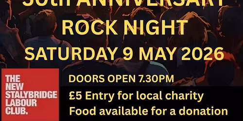 Anniversary Rock Night