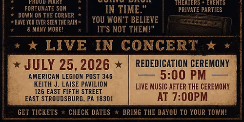 Bayou Risin at the American Legion Post 346