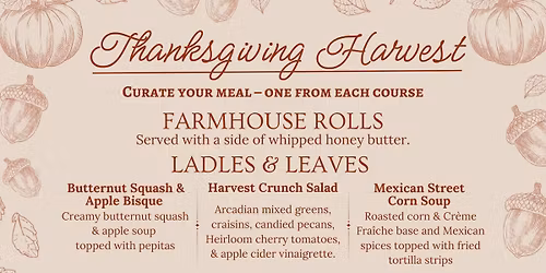 Vincent\u2019s Thanksgiving Harvest