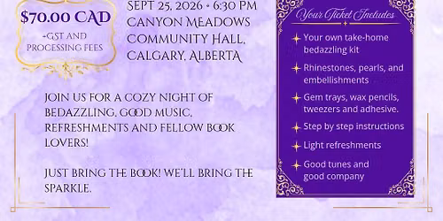 Book Bedazzling Night - Calgary
