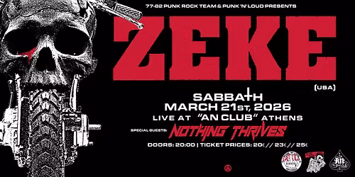 ZEKE (USA) Live in Athens !