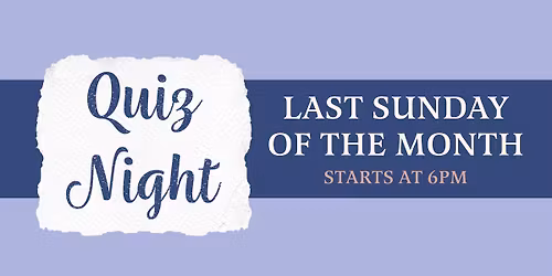 QUIZ NIGHT at The Swan