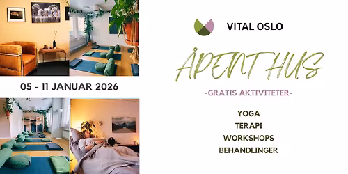 Velkommen til v\u00e5rt \u00c5pne Hus hos Vital Oslo \ud83d\ude4c