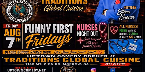 Uptown Comedy Corner Presents: Funny First Fridays, Nurses Night Out