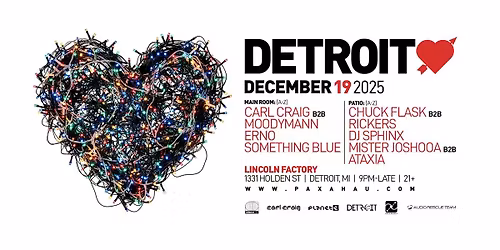 Detroit Love - Carl Craig b2b Moodymann + more!