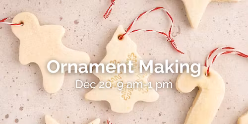Community Saturday - Ornament Making