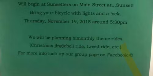 Ten Year Anniversary Ride