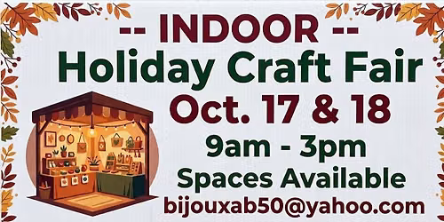 Indoor holiday craft fair